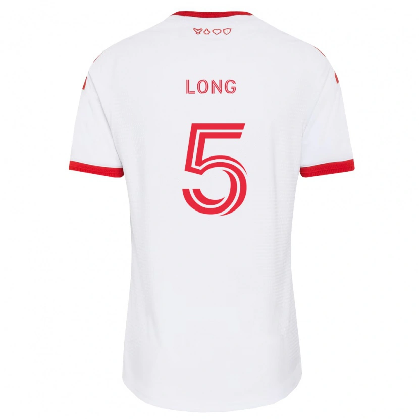 Danxen Criança Camisola Kevin Long #5 Branco Vermelho Preto Alternativa 2026/27 Camisa Brasil