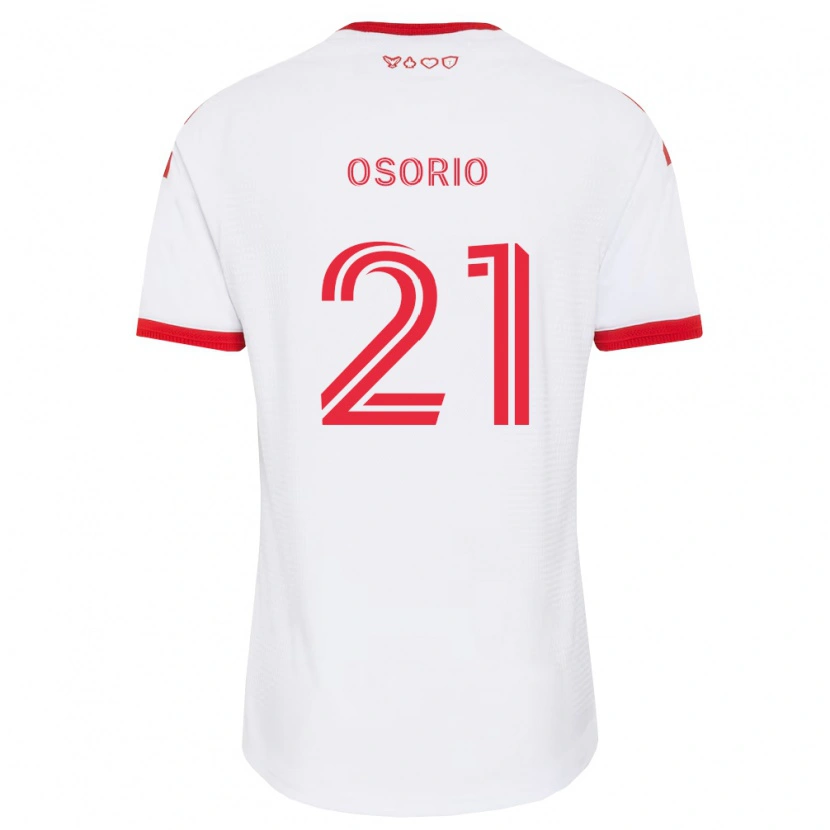 Danxen Criança Camisola Jonathan Osorio #21 Branco Vermelho Preto Alternativa 2026/27 Camisa Brasil