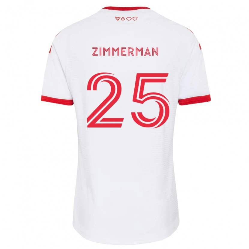 Danxen Criança Camisola Walker Zimmerman #25 Branco Vermelho Preto Alternativa 2026/27 Camisa Brasil