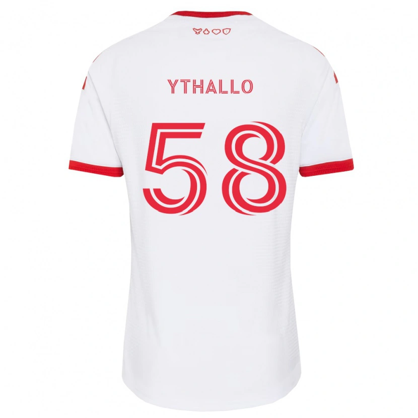 Danxen Criança Camisola Ythallo #58 Branco Vermelho Preto Alternativa 2026/27 Camisa Brasil