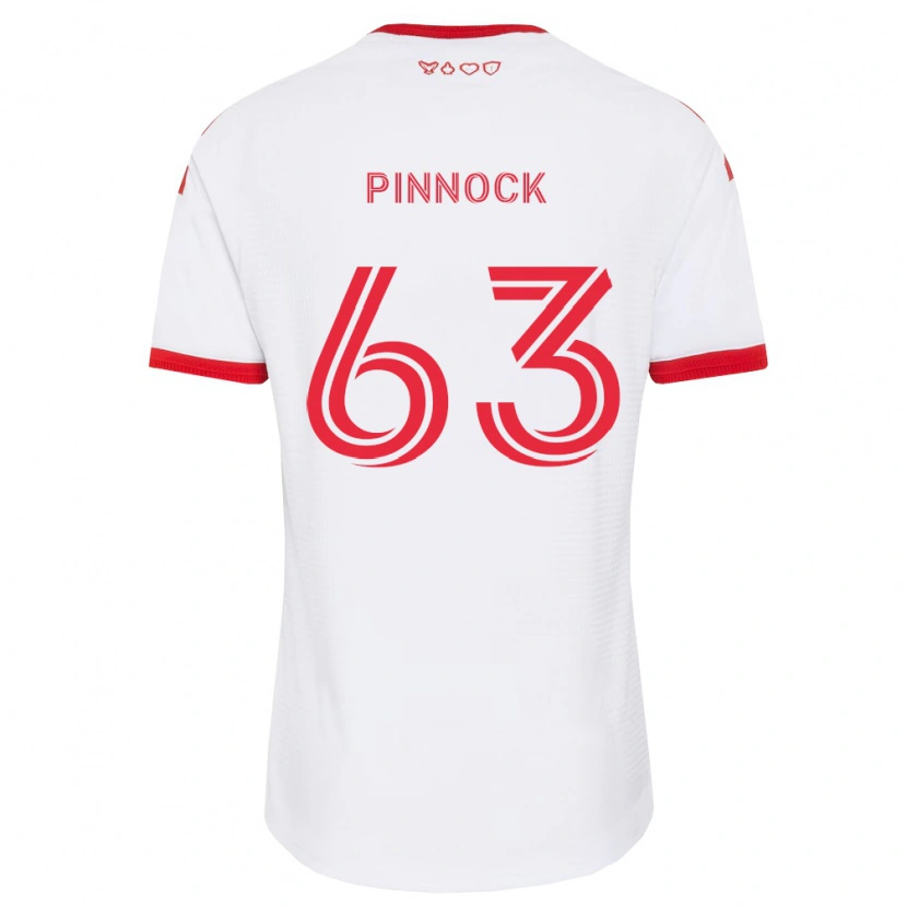 Danxen Criança Camisola Shyon Pinnock #63 Branco Vermelho Preto Alternativa 2026/27 Camisa Brasil