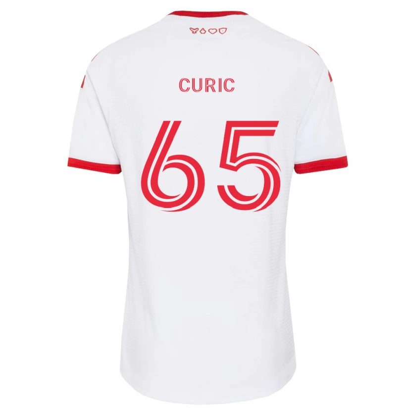 Danxen Criança Camisola Antony Curic #65 Branco Vermelho Preto Alternativa 2026/27 Camisa Brasil