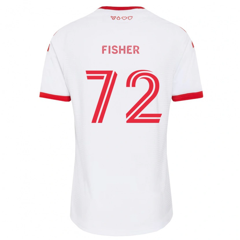 Danxen Criança Camisola Mark Fisher #72 Branco Vermelho Preto Alternativa 2026/27 Camisa Brasil