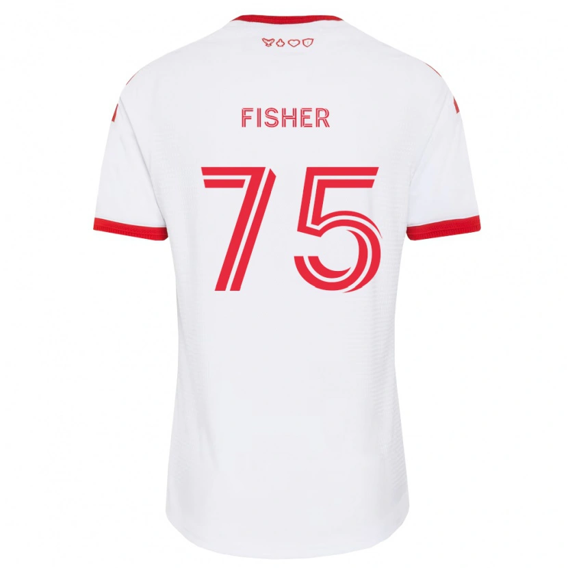 Danxen Criança Camisola Reid Fisher #75 Branco Vermelho Preto Alternativa 2026/27 Camisa Brasil