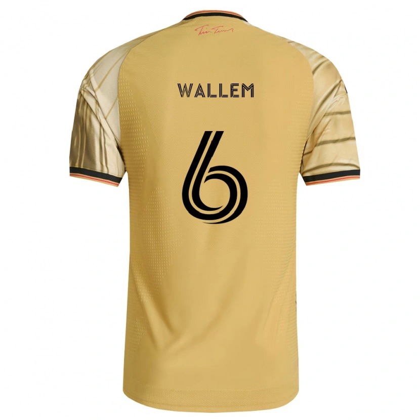 Danxen Criança Camisola Conrad Wallem #6 Marrom Amarelo Preto Alternativa 2026/27 Camisa Brasil