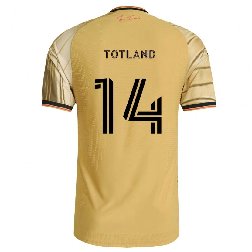 Danxen Criança Camisola Tomas Totland #14 Marrom Amarelo Preto Alternativa 2026/27 Camisa Brasil