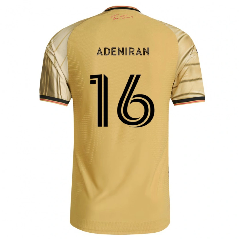 Danxen Criança Camisola Samuel Adeniran #16 Marrom Amarelo Preto Alternativa 2026/27 Camisa Brasil
