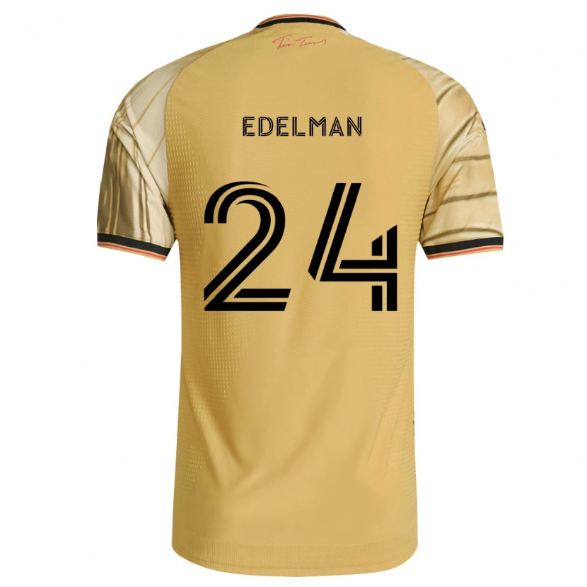 Danxen Criança Camisola Daniel Edelman #24 Marrom Amarelo Preto Alternativa 2026/27 Camisa Brasil