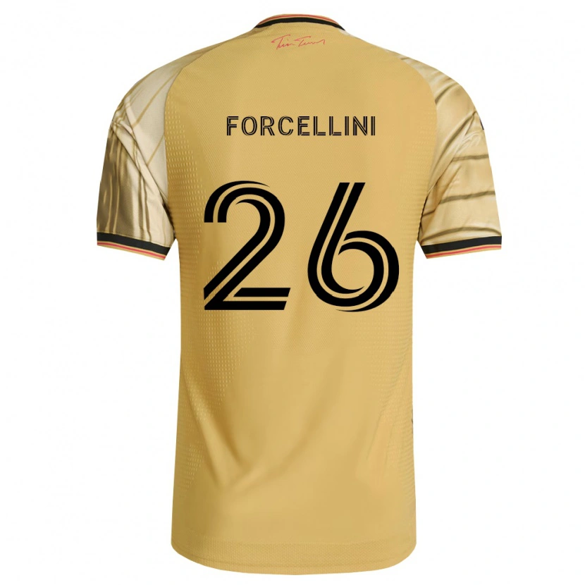 Danxen Criança Camisola Cooper Forcellini #26 Marrom Amarelo Preto Alternativa 2026/27 Camisa Brasil