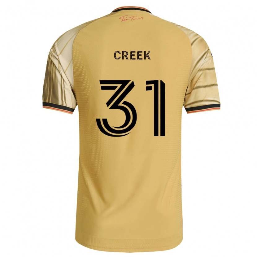 Danxen Criança Camisola Michael Creek #31 Marrom Amarelo Preto Alternativa 2026/27 Camisa Brasil