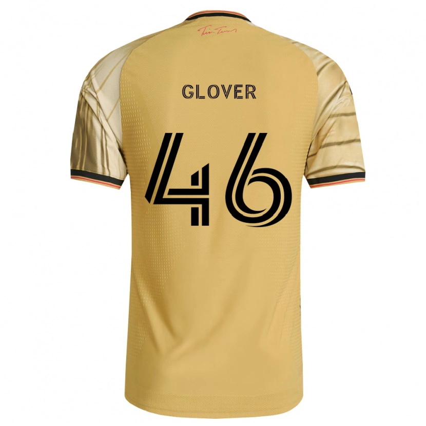 Danxen Criança Camisola Caden Glover #46 Marrom Amarelo Preto Alternativa 2026/27 Camisa Brasil