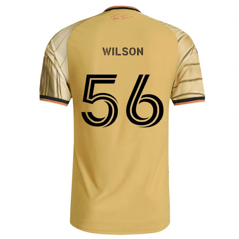 Danxen Criança Camisola Blake Wilson #56 Marrom Amarelo Preto Alternativa 2026/27 Camisa Brasil