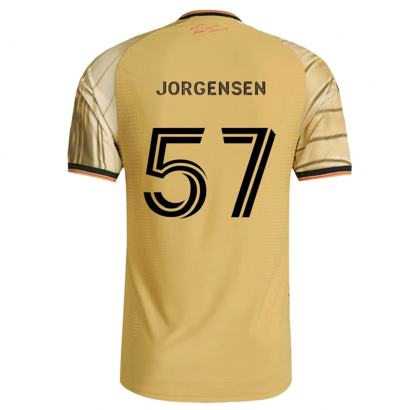 Danxen Criança Camisola Owen Jorgensen #57 Marrom Amarelo Preto Alternativa 2026/27 Camisa Brasil