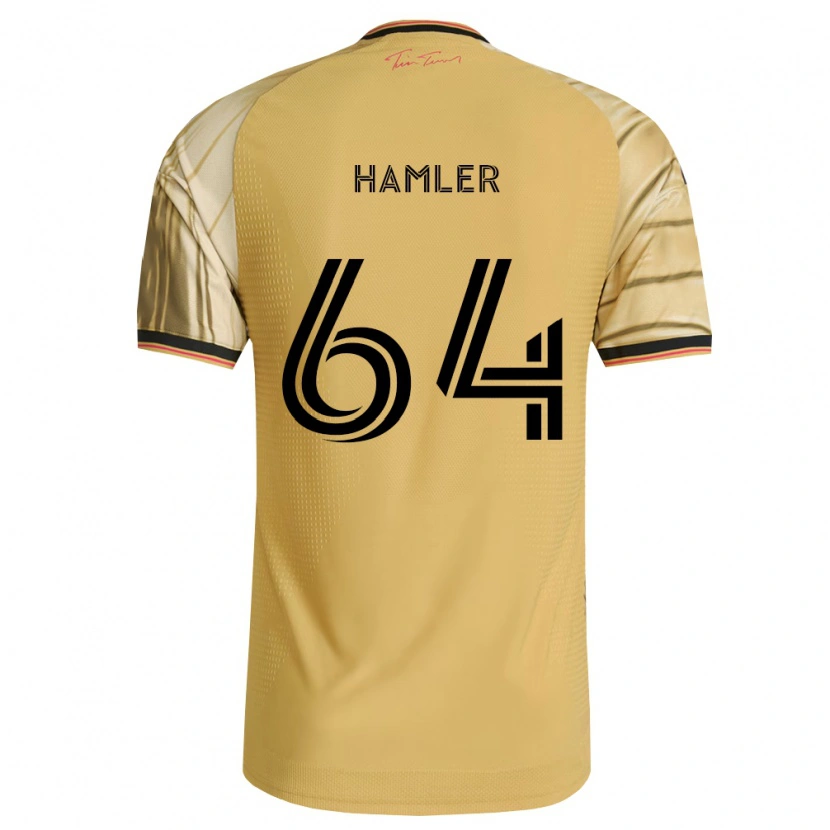 Danxen Criança Camisola Cobe Hamler #64 Marrom Amarelo Preto Alternativa 2026/27 Camisa Brasil