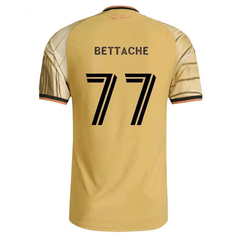 Danxen Criança Camisola Faysal Bettache #77 Marrom Amarelo Preto Alternativa 2026/27 Camisa Brasil