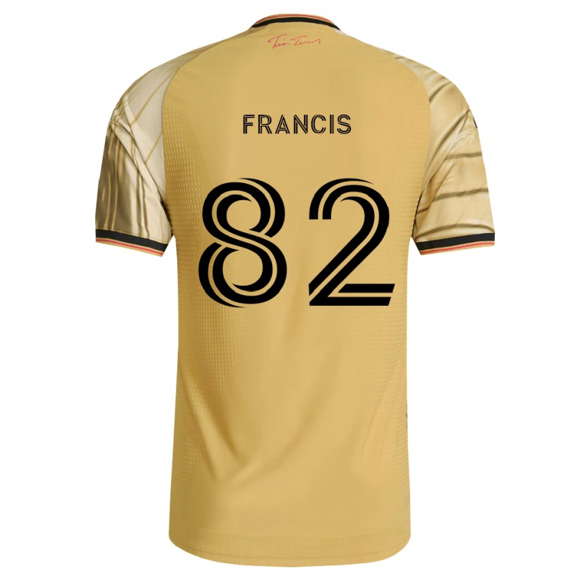 Danxen Criança Camisola Patrick Francis #82 Marrom Amarelo Preto Alternativa 2026/27 Camisa Brasil