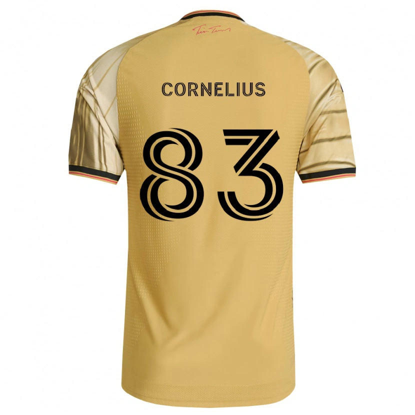 Danxen Criança Camisola Lorenzo Cornelius #83 Marrom Amarelo Preto Alternativa 2026/27 Camisa Brasil