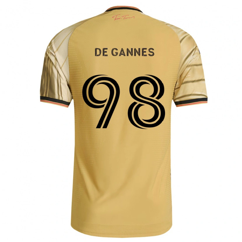 Danxen Criança Camisola Andrew De Gannes #98 Marrom Amarelo Preto Alternativa 2026/27 Camisa Brasil