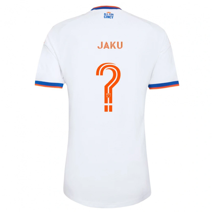 Danxen Criança Camisola John Jaku #0 Branco Azul Marinho Laranja Alternativa 2026/27 Camisa Brasil