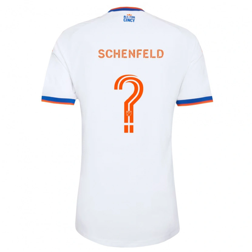 Danxen Criança Camisola Matthew Schenfeld #0 Branco Azul Marinho Laranja Alternativa 2026/27 Camisa Brasil