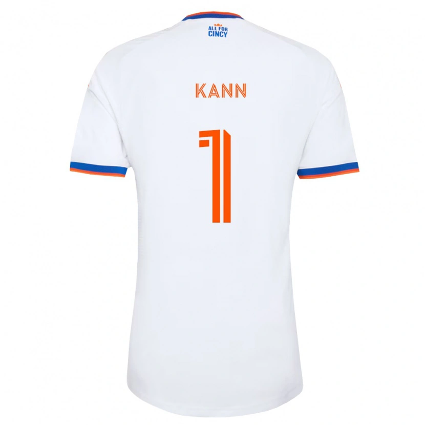 Danxen Criança Camisola Alec Kann #1 Branco Azul Marinho Laranja Alternativa 2026/27 Camisa Brasil