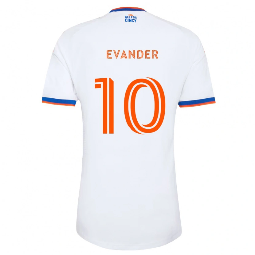 Danxen Criança Camisola Evander Da Silva Ferreira #10 Branco Azul Marinho Laranja Alternativa 2026/27 Camisa Brasil