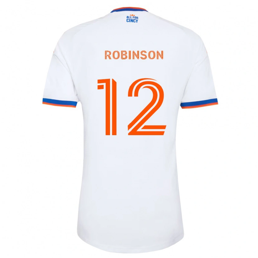 Danxen Criança Camisola Miles Robinson #12 Branco Azul Marinho Laranja Alternativa 2026/27 Camisa Brasil