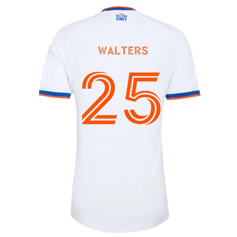 Danxen Criança Camisola Paul Walters #25 Branco Azul Marinho Laranja Alternativa 2026/27 Camisa Brasil