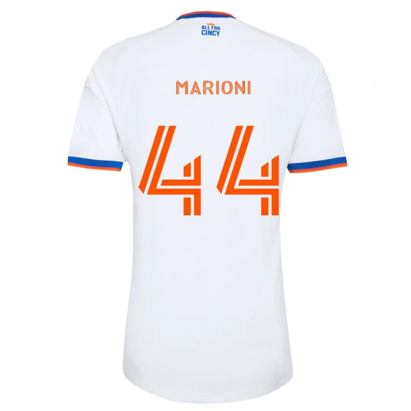 Danxen Criança Camisola Giovanni Marioni #44 Branco Azul Marinho Laranja Alternativa 2026/27 Camisa Brasil