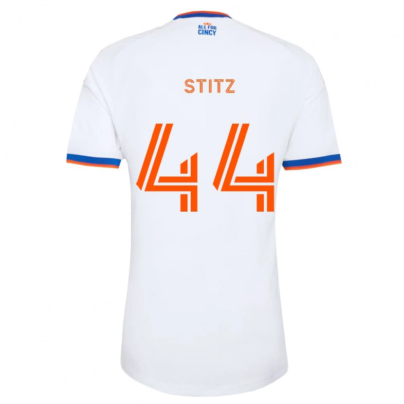 Danxen Criança Camisola Ben Stitz #44 Branco Azul Marinho Laranja Alternativa 2026/27 Camisa Brasil