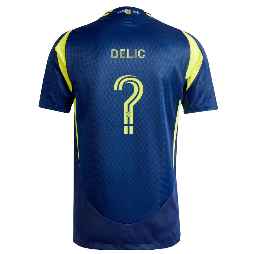 Danxen Criança Camisola Ammar Delic #0 Amarelo Azul Marinho Alternativa 2026/27 Camisa Brasil