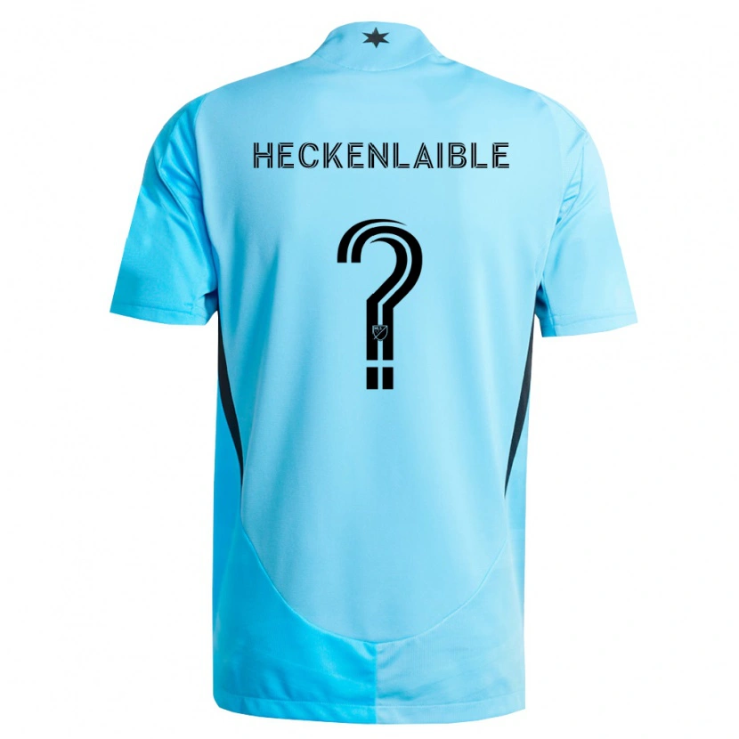 Danxen Criança Camisola Andrew Heckenlaible #0 Azul Claro Preto Alternativa 2026/27 Camisa Brasil