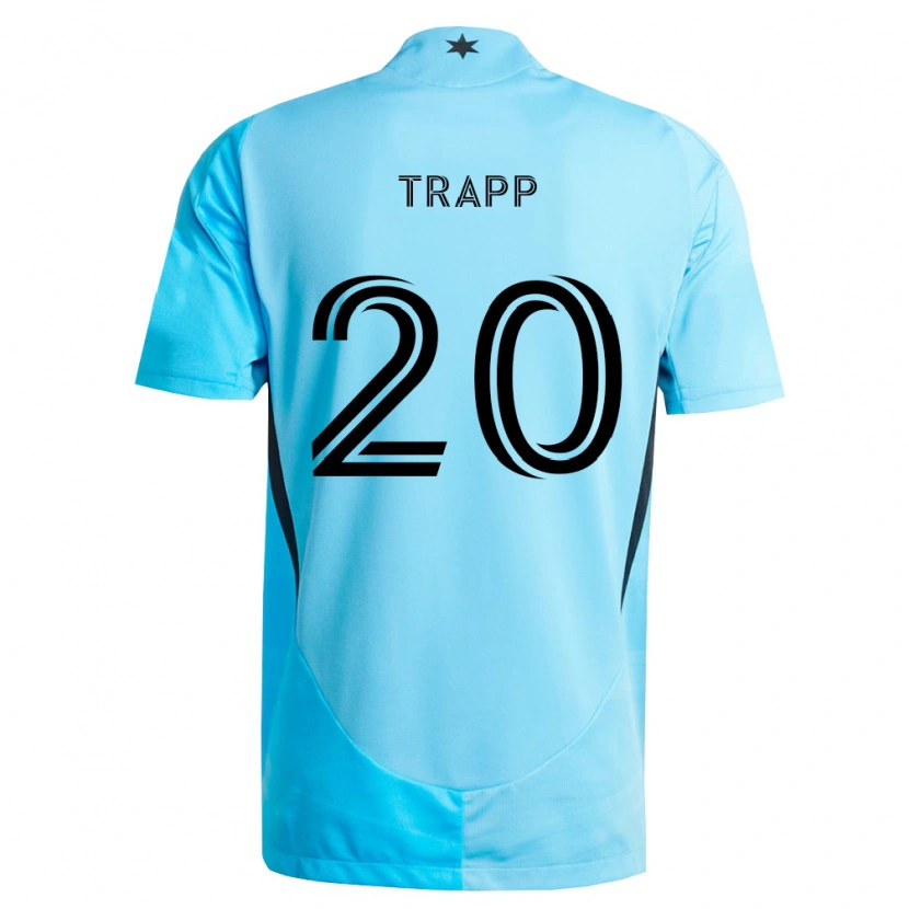 Danxen Criança Camisola Wil Trapp #20 Azul Claro Preto Alternativa 2026/27 Camisa Brasil