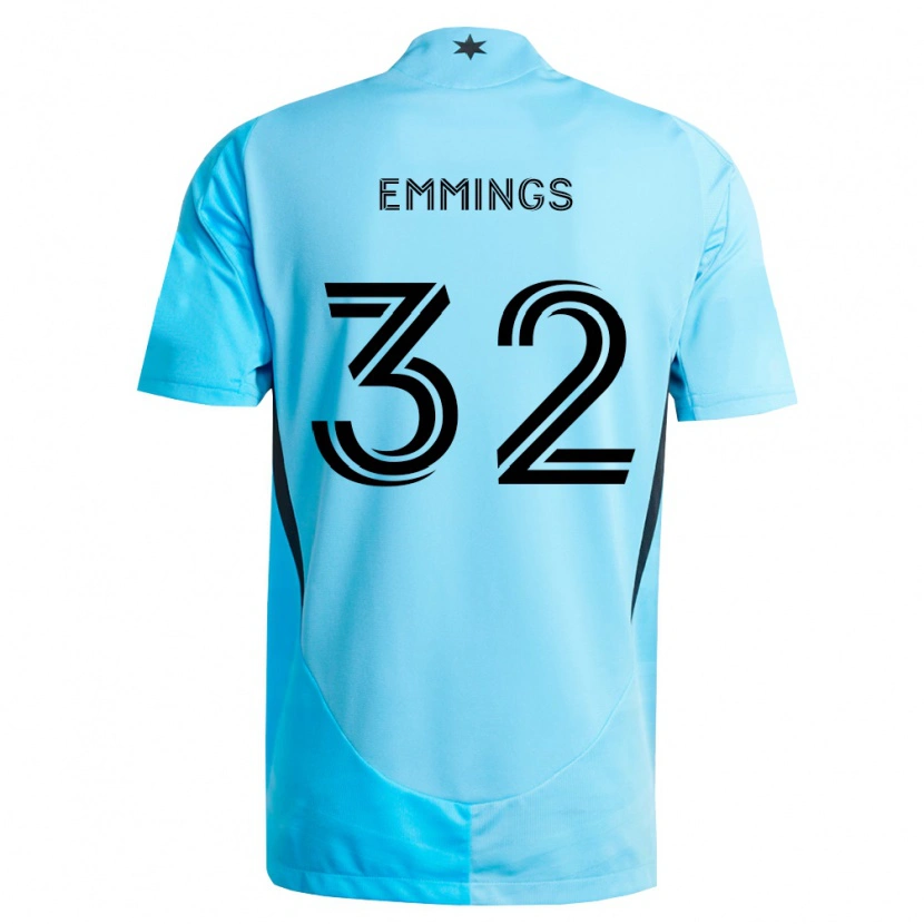 Danxen Criança Camisola Fred Emmings #32 Azul Claro Preto Alternativa 2026/27 Camisa Brasil