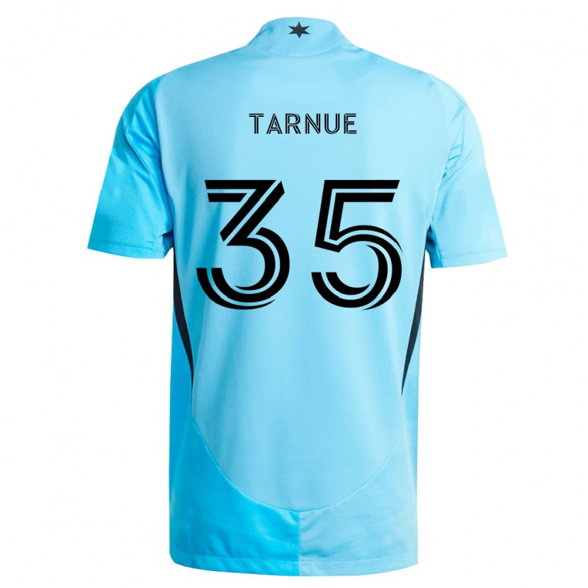Danxen Criança Camisola Philip Tarnue #35 Azul Claro Preto Alternativa 2026/27 Camisa Brasil
