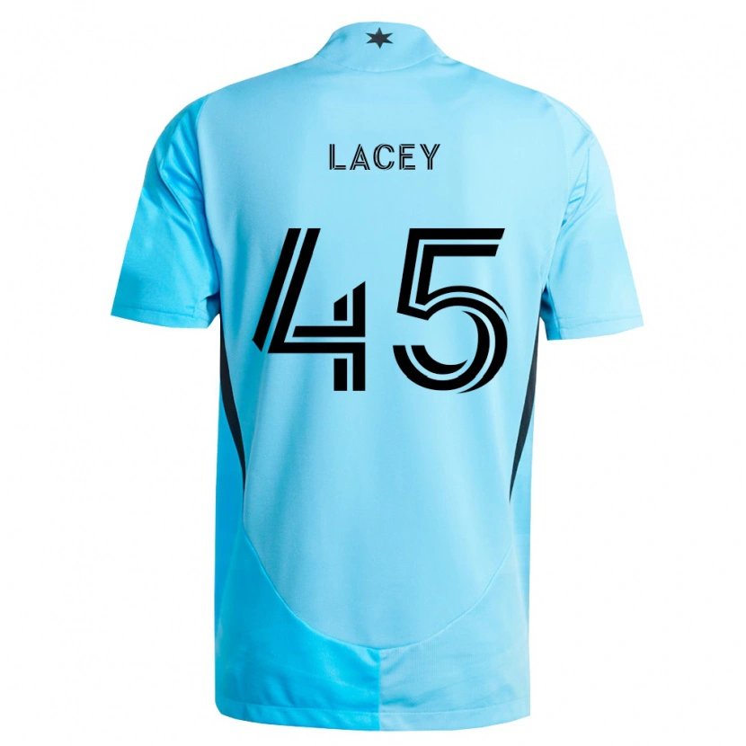 Danxen Criança Camisola Kameron Lacey #45 Azul Claro Preto Alternativa 2026/27 Camisa Brasil