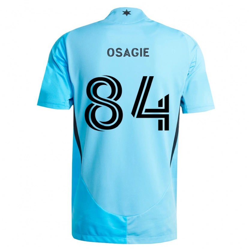 Danxen Criança Camisola Nosazena Osagie #84 Azul Claro Preto Alternativa 2026/27 Camisa Brasil