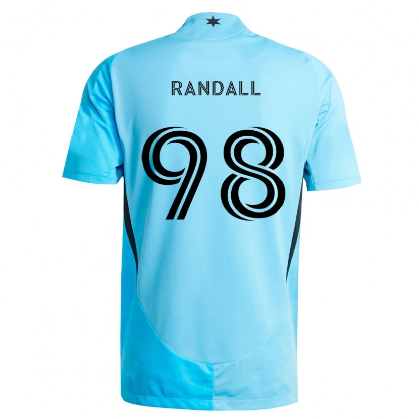 Danxen Criança Camisola Darius Randell #98 Azul Claro Preto Alternativa 2026/27 Camisa Brasil