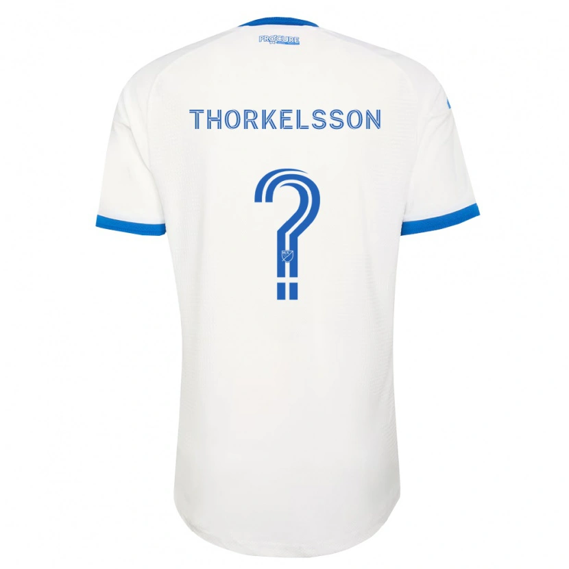 Danxen Criança Camisola Róbert Orri Thorkelsson #0 Azul Celeste Branco Alternativa 2026/27 Camisa Brasil