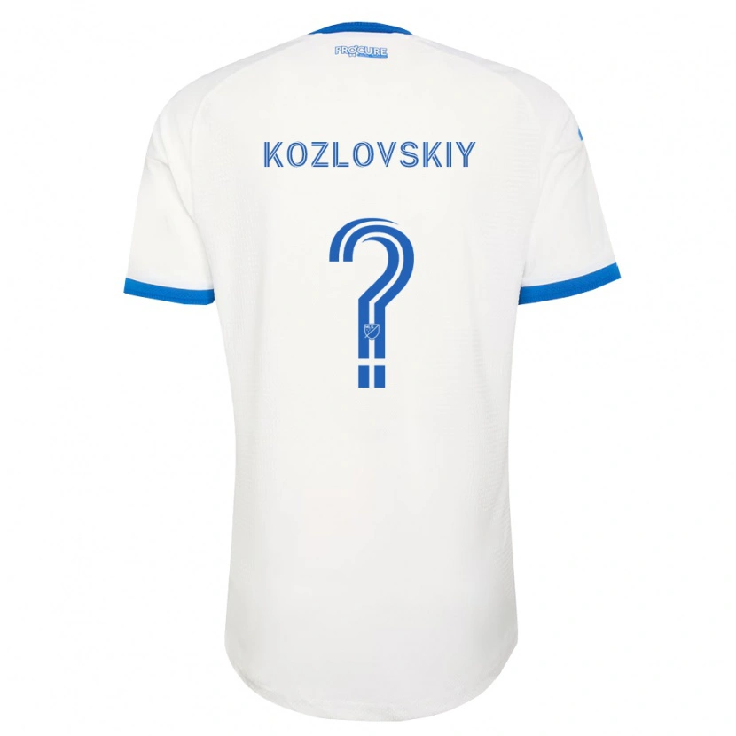 Danxen Criança Camisola Sergei Kozlovskiy #0 Azul Celeste Branco Alternativa 2026/27 Camisa Brasil