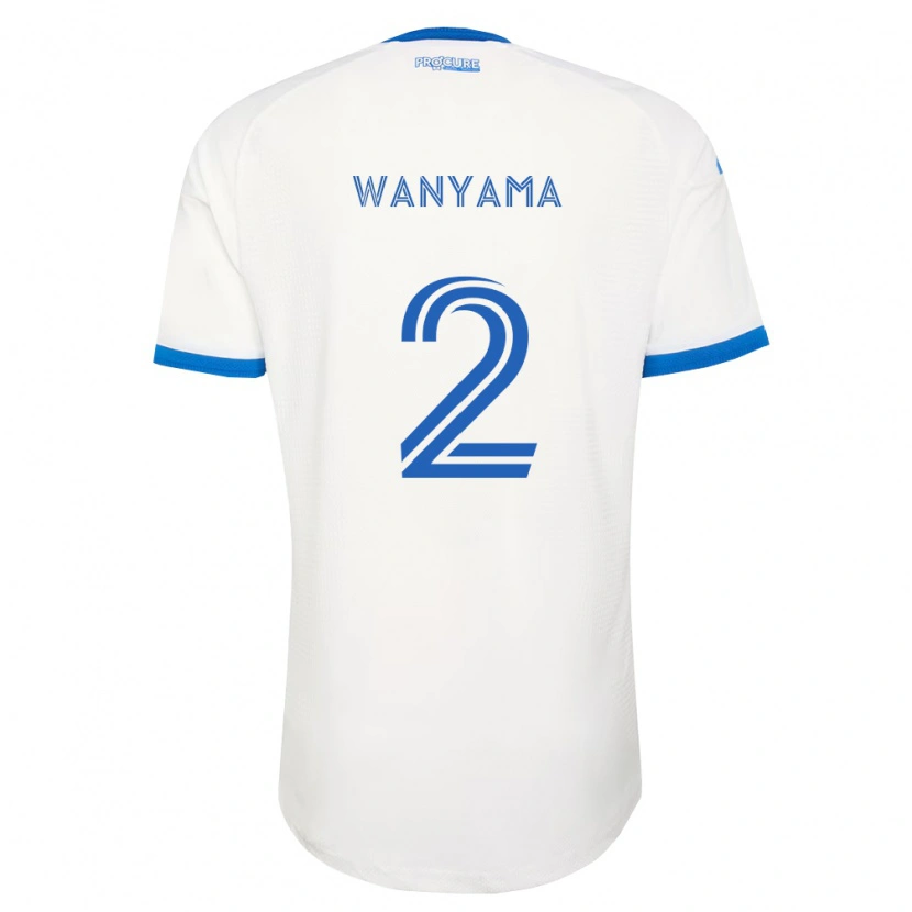 Danxen Criança Camisola Victor Wanyama #2 Azul Celeste Branco Alternativa 2026/27 Camisa Brasil