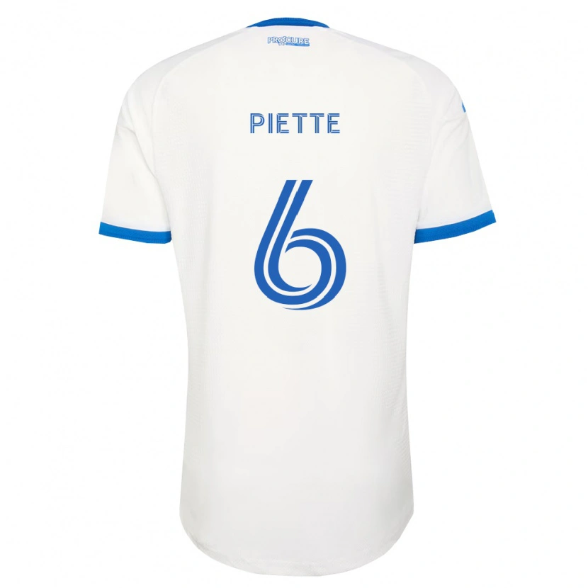 Danxen Criança Camisola Samuel Piette #6 Azul Celeste Branco Alternativa 2026/27 Camisa Brasil