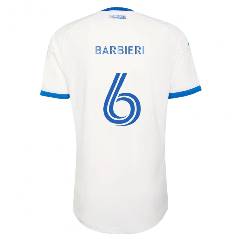 Danxen Criança Camisola Juliano Barbieri #6 Azul Celeste Branco Alternativa 2026/27 Camisa Brasil