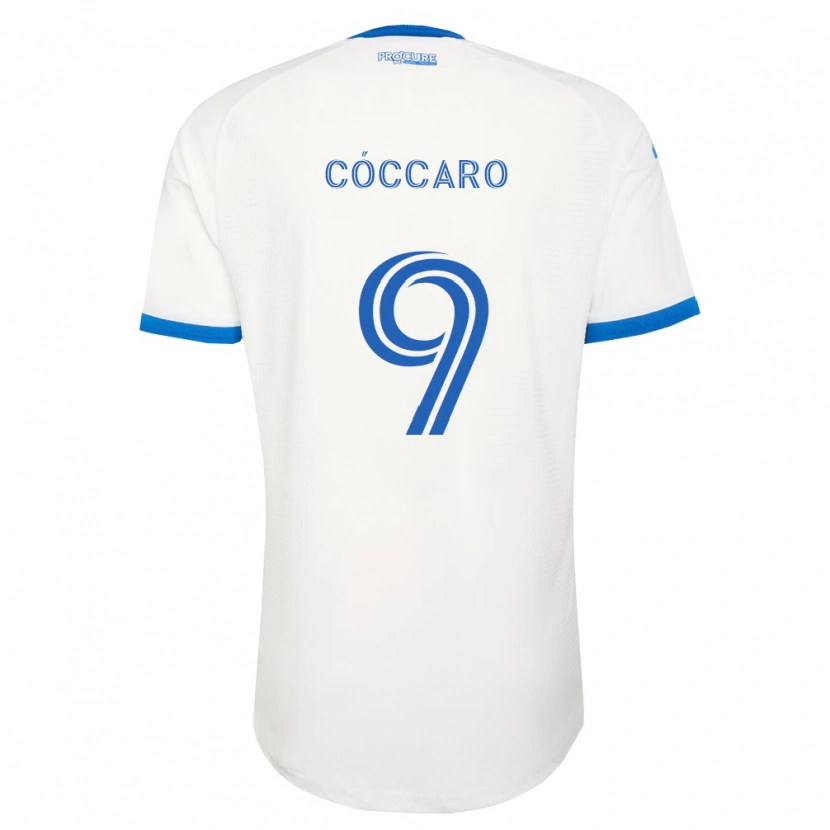 Danxen Criança Camisola Matías Cóccaro #9 Azul Celeste Branco Alternativa 2026/27 Camisa Brasil