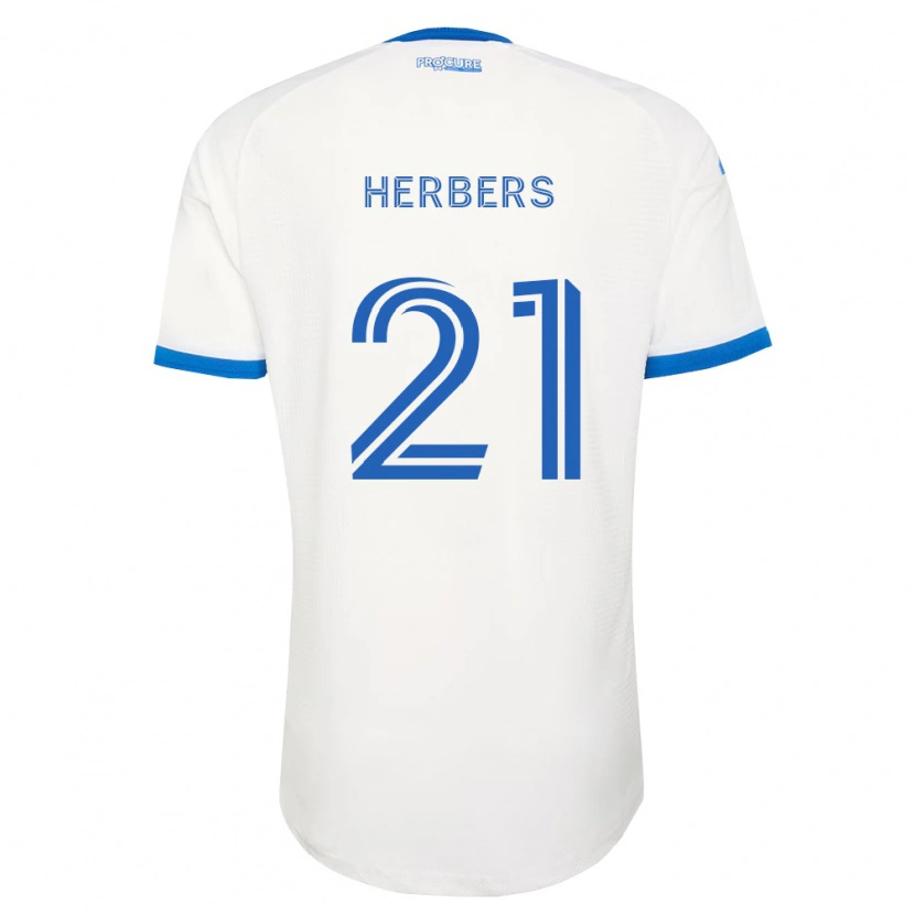 Danxen Criança Camisola Fabian Herbers #21 Azul Celeste Branco Alternativa 2026/27 Camisa Brasil