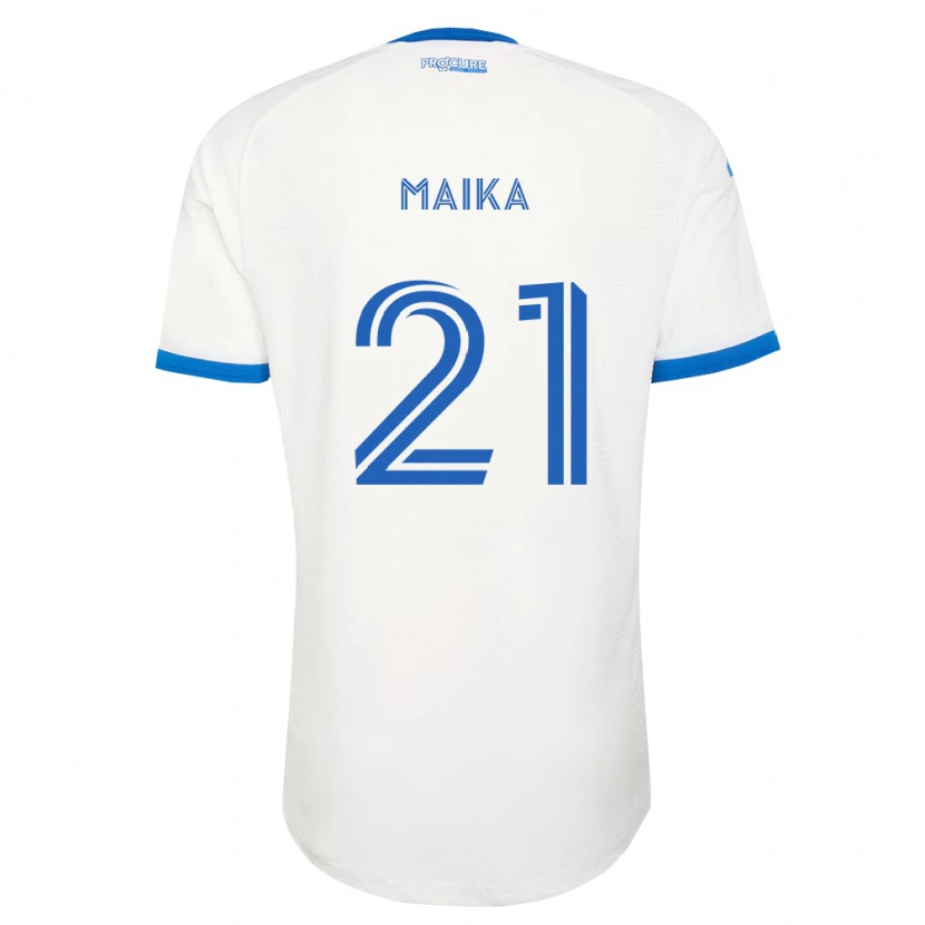 Danxen Criança Camisola Pouliot Maika #21 Azul Celeste Branco Alternativa 2026/27 Camisa Brasil