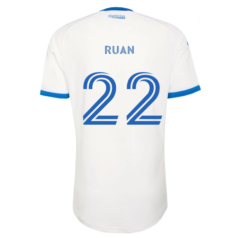 Danxen Criança Camisola Ruan #22 Azul Celeste Branco Alternativa 2026/27 Camisa Brasil