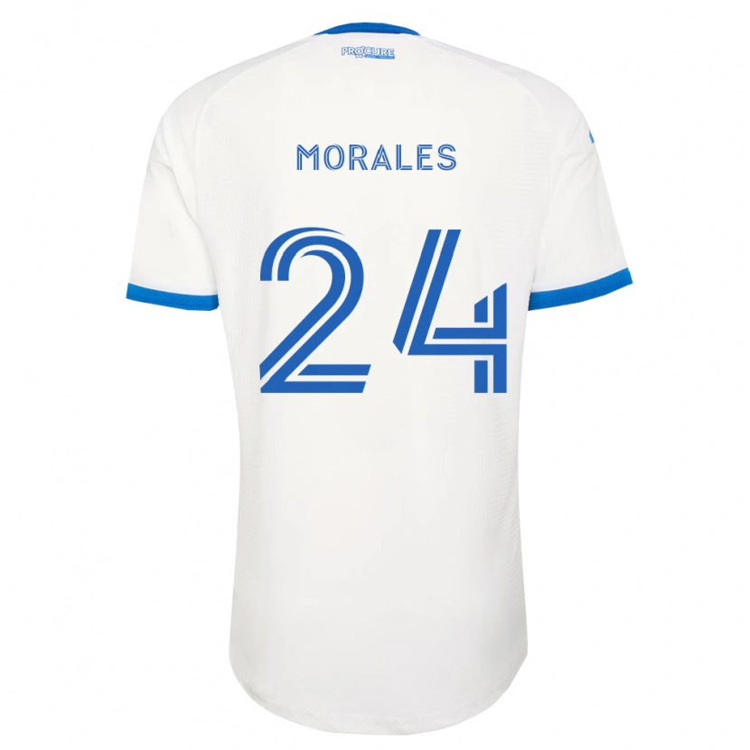 Danxen Criança Camisola Efraín Morales #24 Azul Celeste Branco Alternativa 2026/27 Camisa Brasil