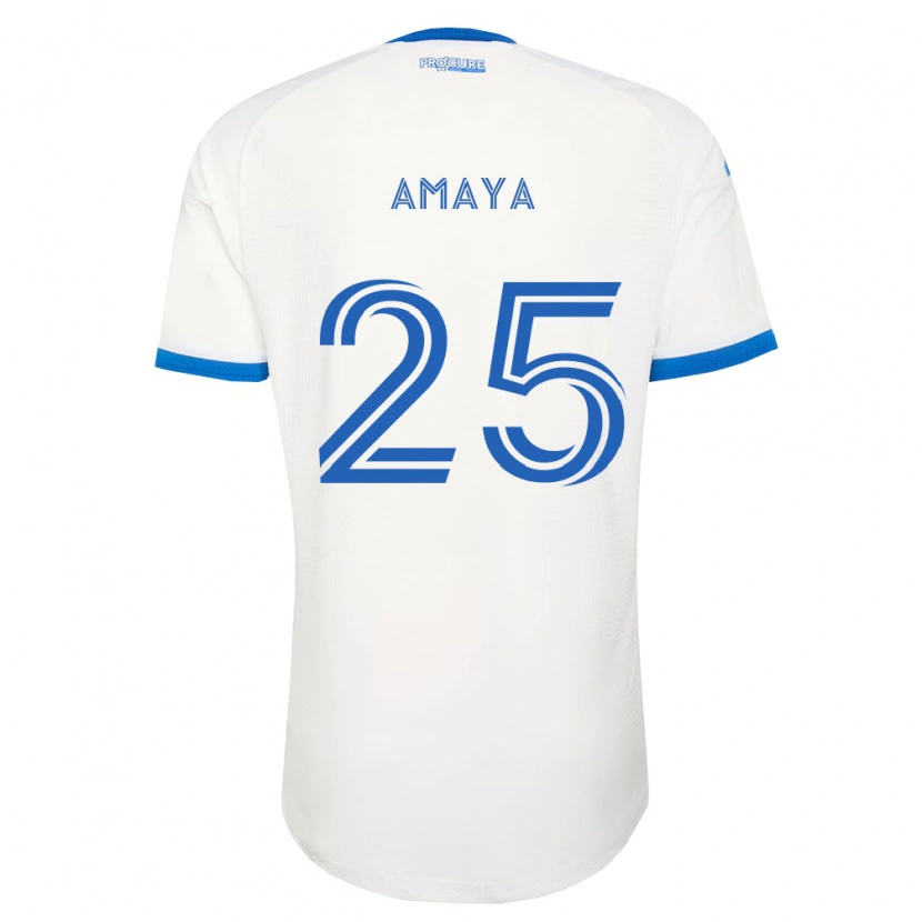 Danxen Criança Camisola Frankie Amaya #25 Azul Celeste Branco Alternativa 2026/27 Camisa Brasil
