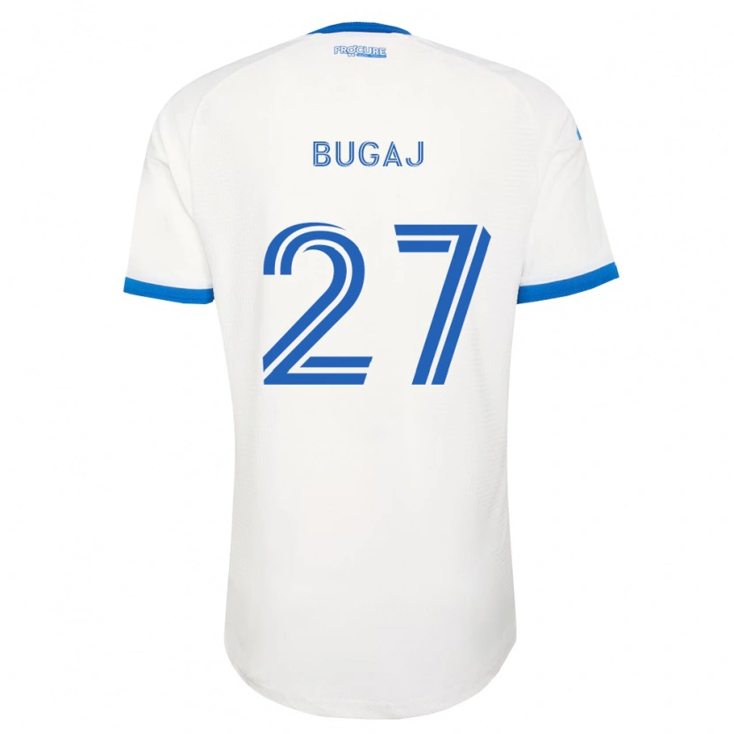 Danxen Criança Camisola Dawid Bugaj #27 Azul Celeste Branco Alternativa 2026/27 Camisa Brasil